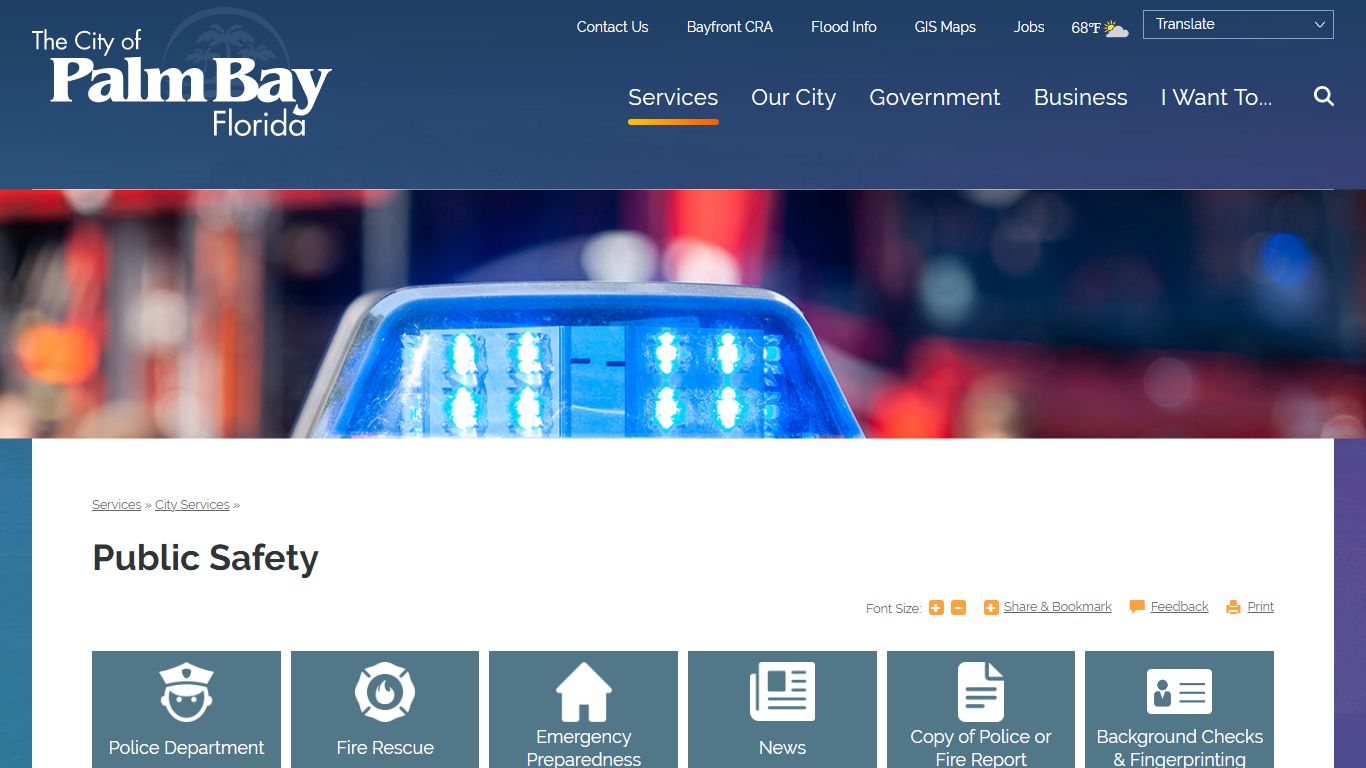 Public Safety | City of Palm Bay, FL